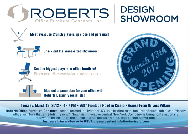 New Designer Showroom Grand Opening - March 13th